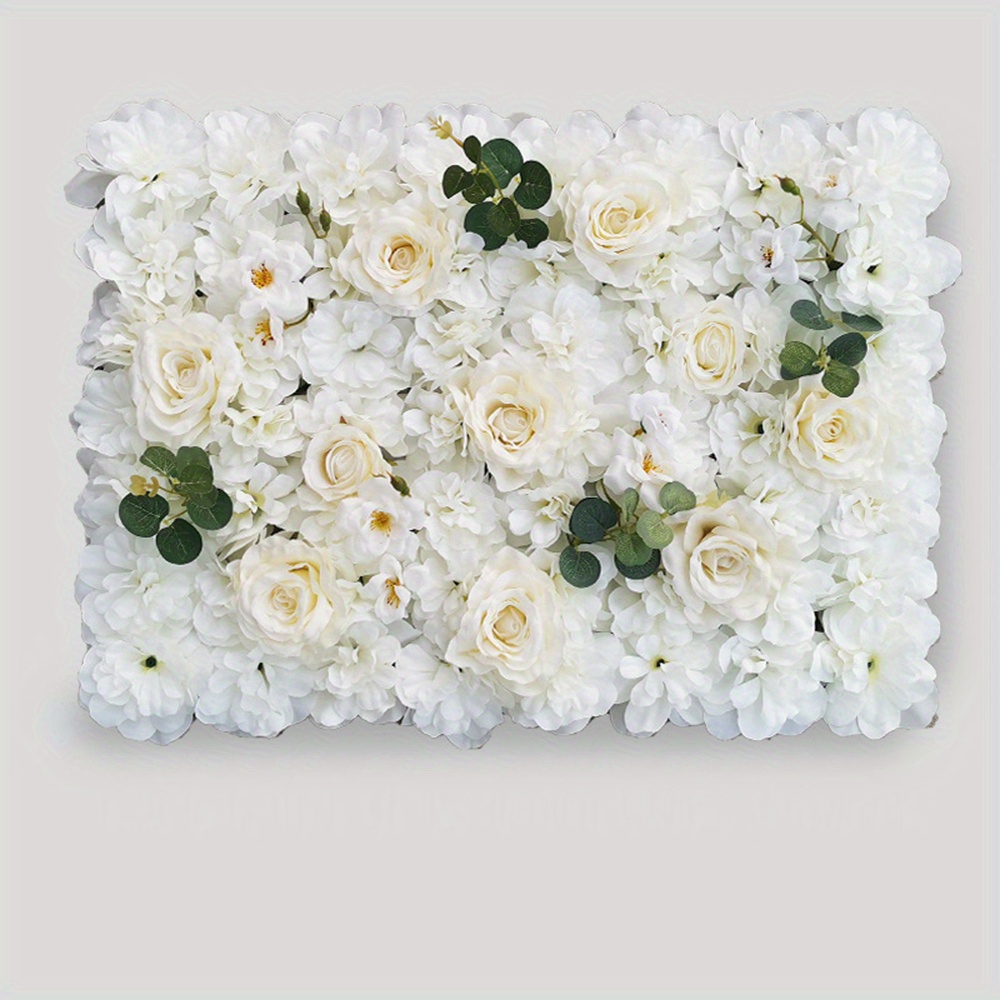 1 Pieza Decoración Pared Flores Artificiales, Paneles Decorativos Flores  Seda 23,6 X 15,7, Pared Flores Fiesta En Casa, Boda, Festival Navidad,  Decoración Fondo Fotos, Echa Vistazo Ofertas Hoy Ahora