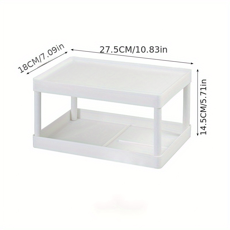 Desktop Rack Desk Storage Office Double layer Shelf - Temu