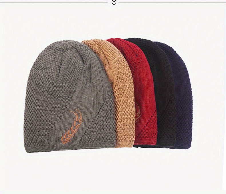 1pc 1pc Fashionable Ear Protection And Windproof Sport Knit Beanie Hat With  Trendy Printing Autumn And Winter Warm Ski Cold Hat For Men And Women -  Jewelry & Accessories - Temu Belgium