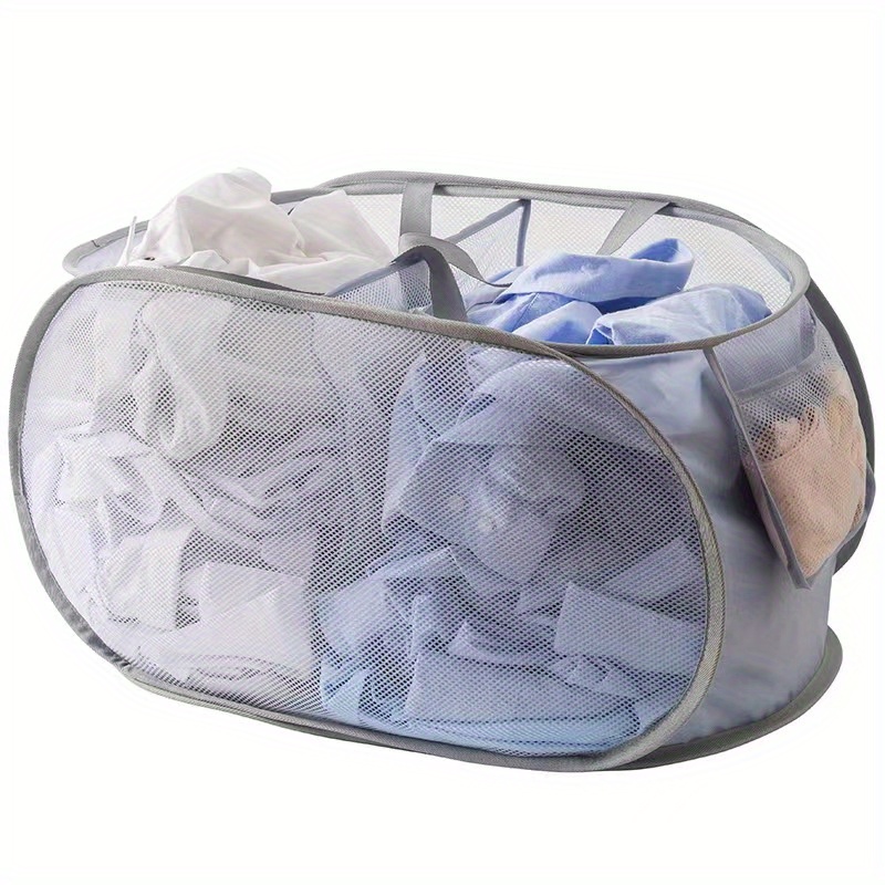 Portable 2/3 Compartments Laundry Bag Foldable - Temu