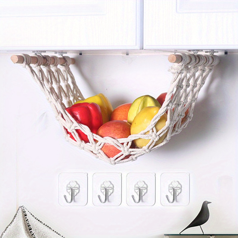 Fruit Hammock Hanging Fruit Basket Produce Veggie Storage Temu
