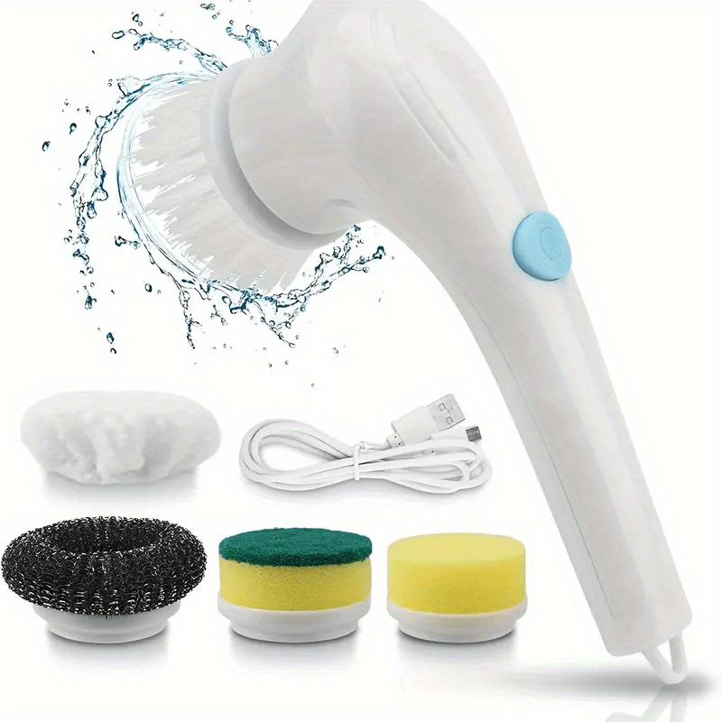 1pc Electric Spin Scrubber Cordless Electric Cleaning Kitchenware