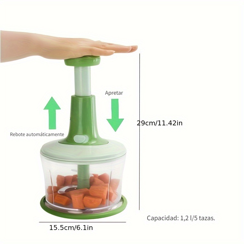 Maquina Para Cortar Rallar Y Picar Verduras 3 En 1 N-OFERTAS