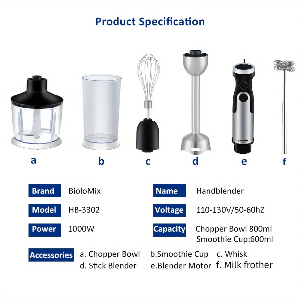 Biolomix Electric Milk Frother
