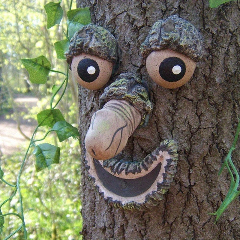 Glow Tree Monster Bark Resin Ornament - Creative Easter Outdoor