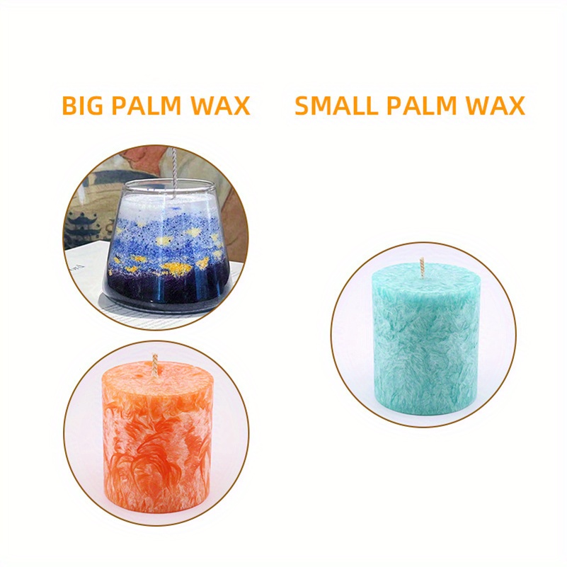 1 Lb Palm Candle Wax, Granulated Palm Wax for Candle Making