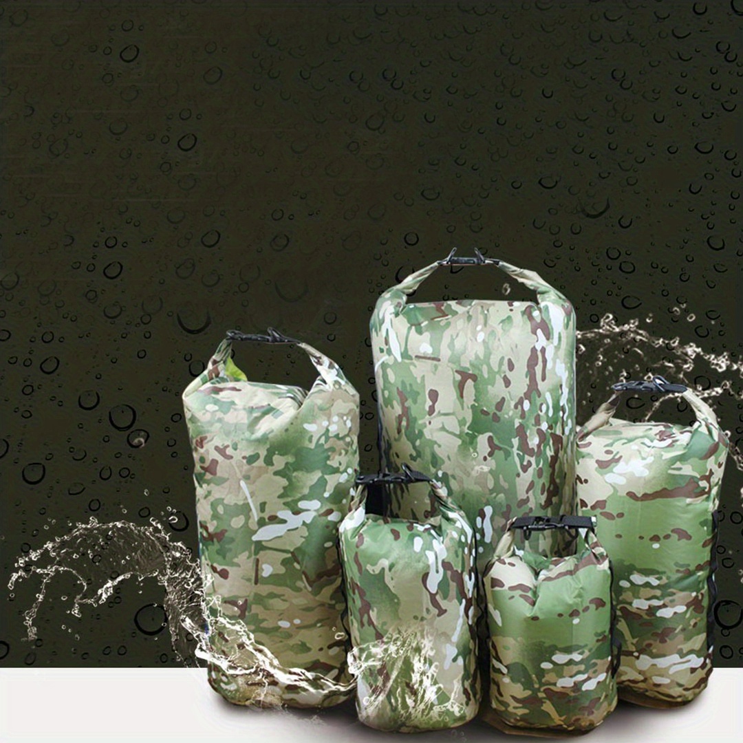 Camouflage Waterproof Dry Bag Outdoor Sports Roll Top Dry - Temu