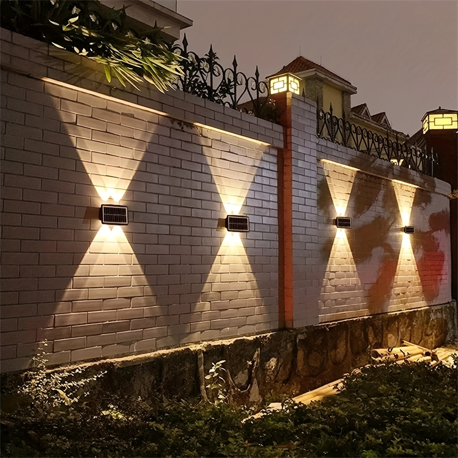 4 pezzi lampade da terra solari luci da terra luminose impermeabili per  esterni per escursionisti, illuminazione da giardino per esterni