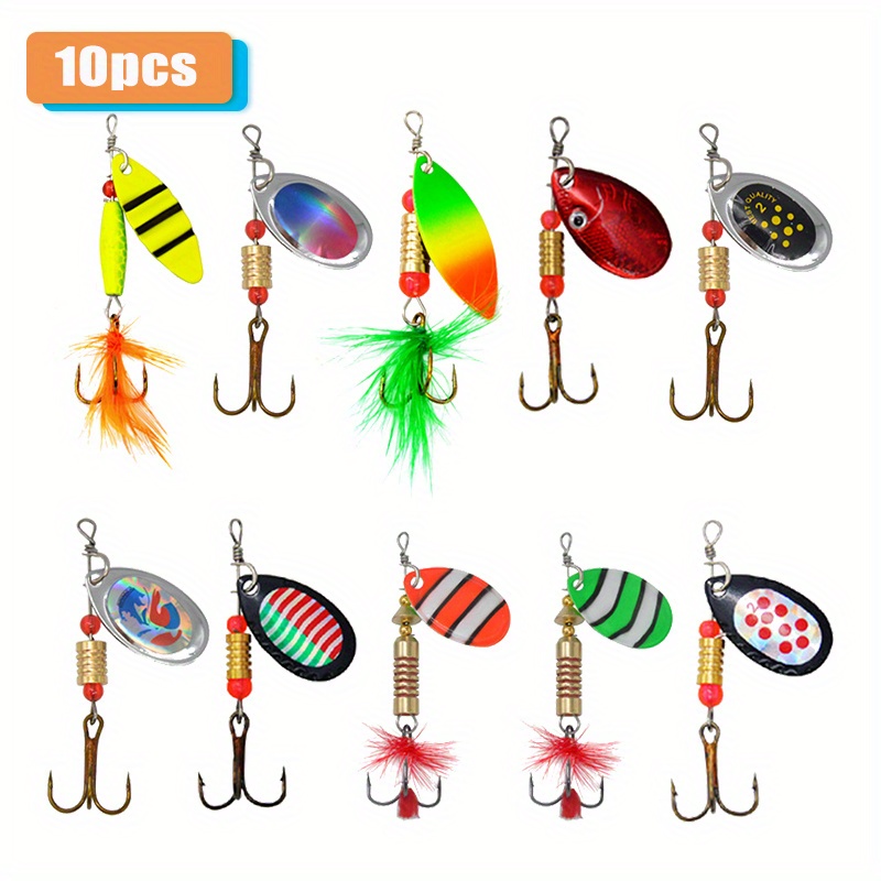 Spinner Rooster Tail Lures: Catch Fish Artificial Bait - Temu Canada