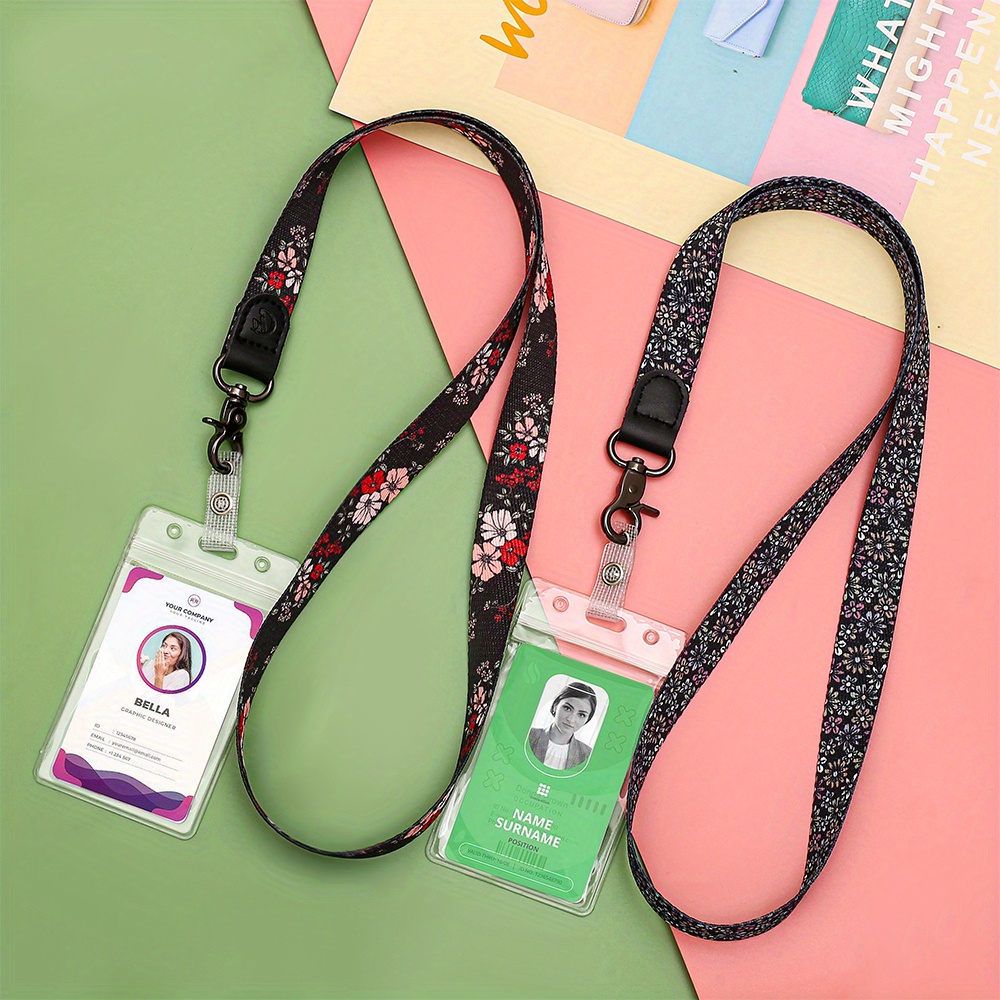 Lanyards For Cruise Ship Cards Id Badges Lanyards With Waterproof Thick  Plastic Clear Badge Holders Resealable Zip Id Card Holder - Temu Australia