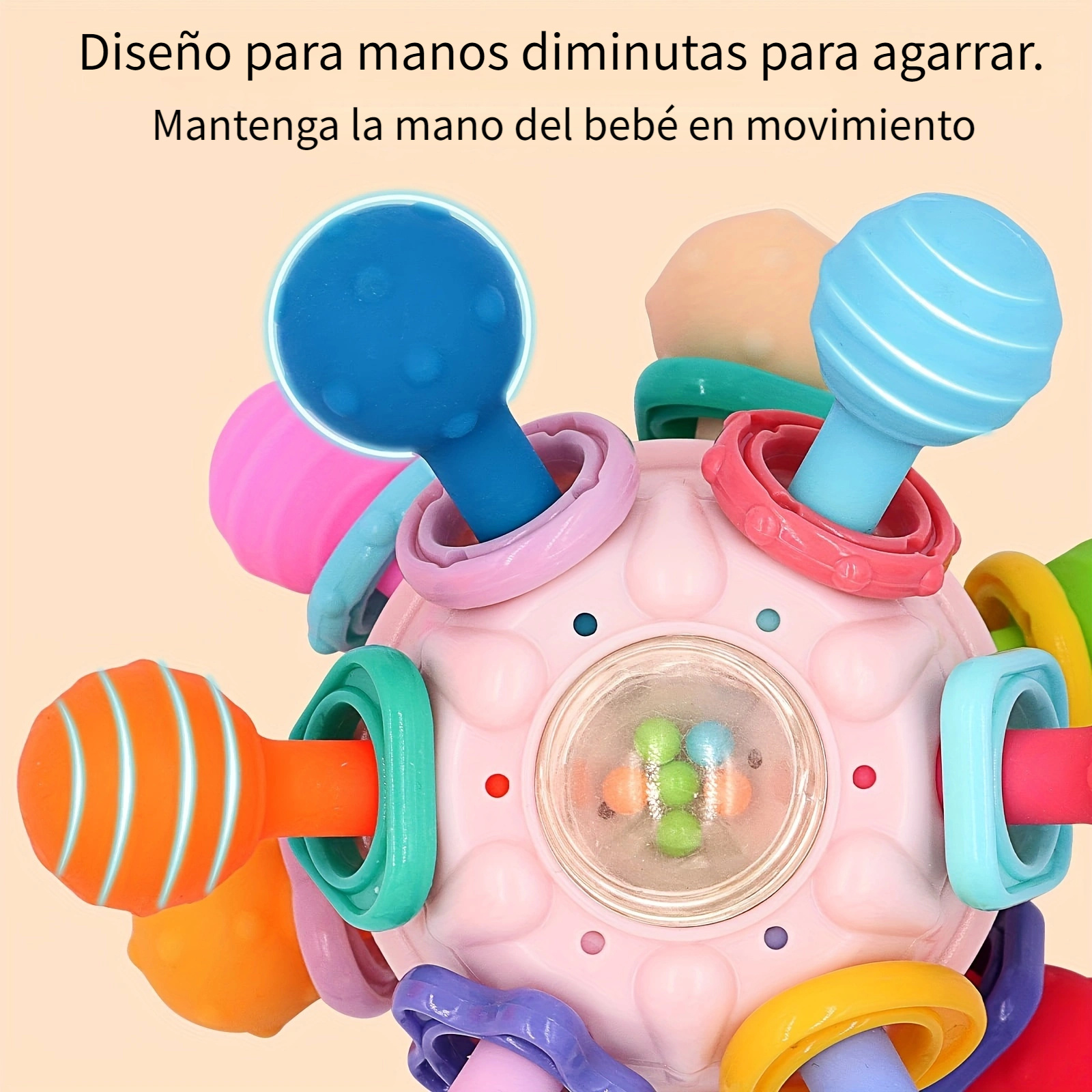  MOONTOY Juego de sonajeros para bebés de 0 a 6 meses, juguetes  de dentición para bebés de 6 a 12 meses, mordedor para bebés, juguetes para  recién nacidos de 0, 1, 2, 3, 4, 5, 6, 7, 8, 9, 10, 11, 12 : Juguetes y  Juegos