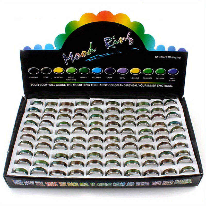 TEMU Set Of 100 Temperature-reactive Featuring 11 That Change Colors, Including 4 That Shift Hues And 7 That Static. Perfect For Parties, Gifts,