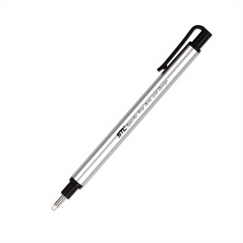 Mechanical Eraser Pen with 5 Eraser Refills, Precision Tip
