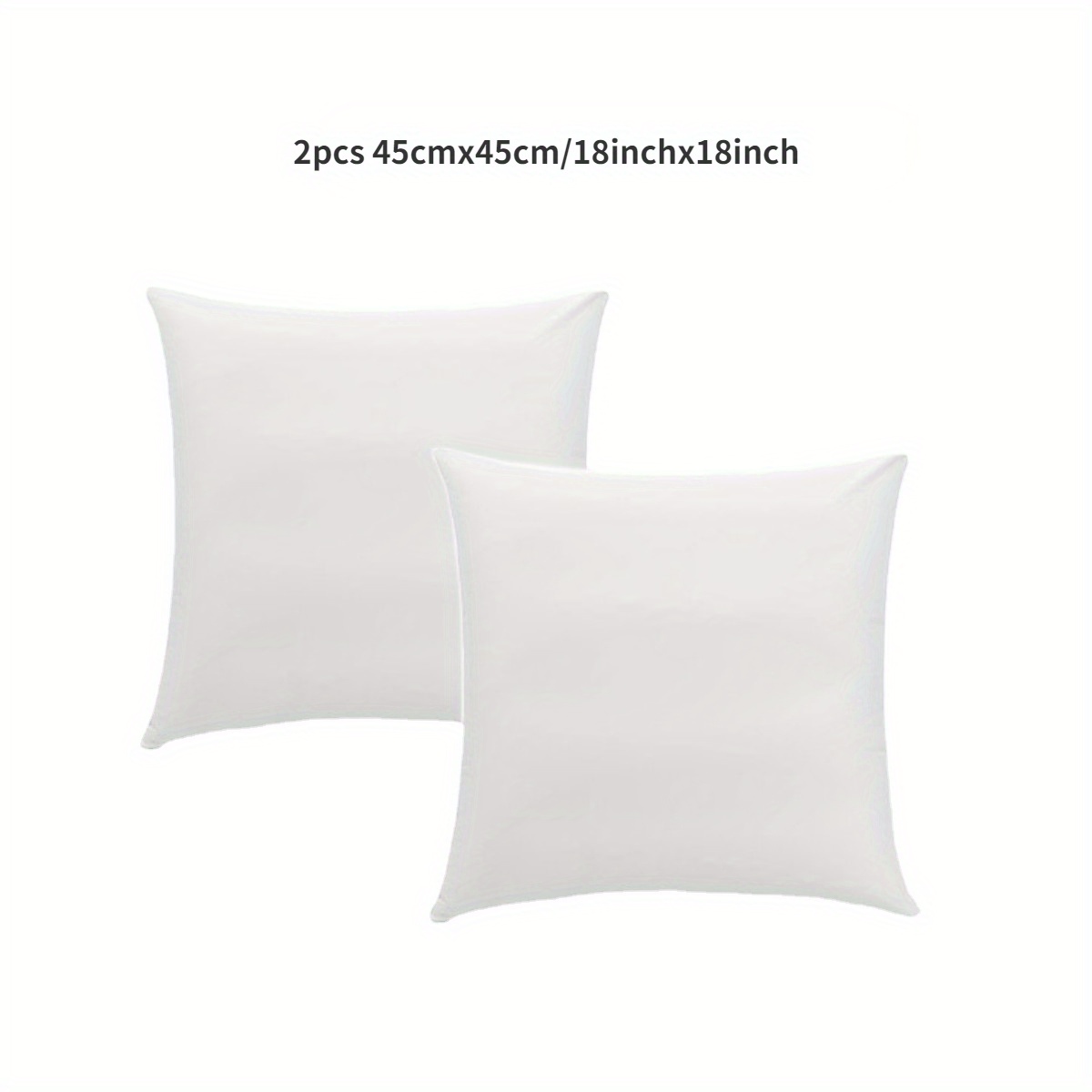 Pillow Insert 18 Inch 45cmx45cm Outdoor Indoor Pillow Form