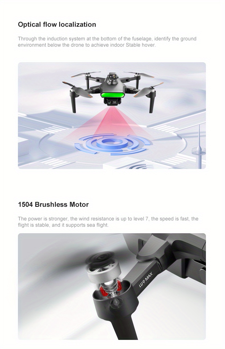gps drone laser obstacle avoidance uav high definition aerial photography 5g fpv gps brushless remote control aircraft cool 64 color gradient atmosphere light adult children beautiful gift details 11