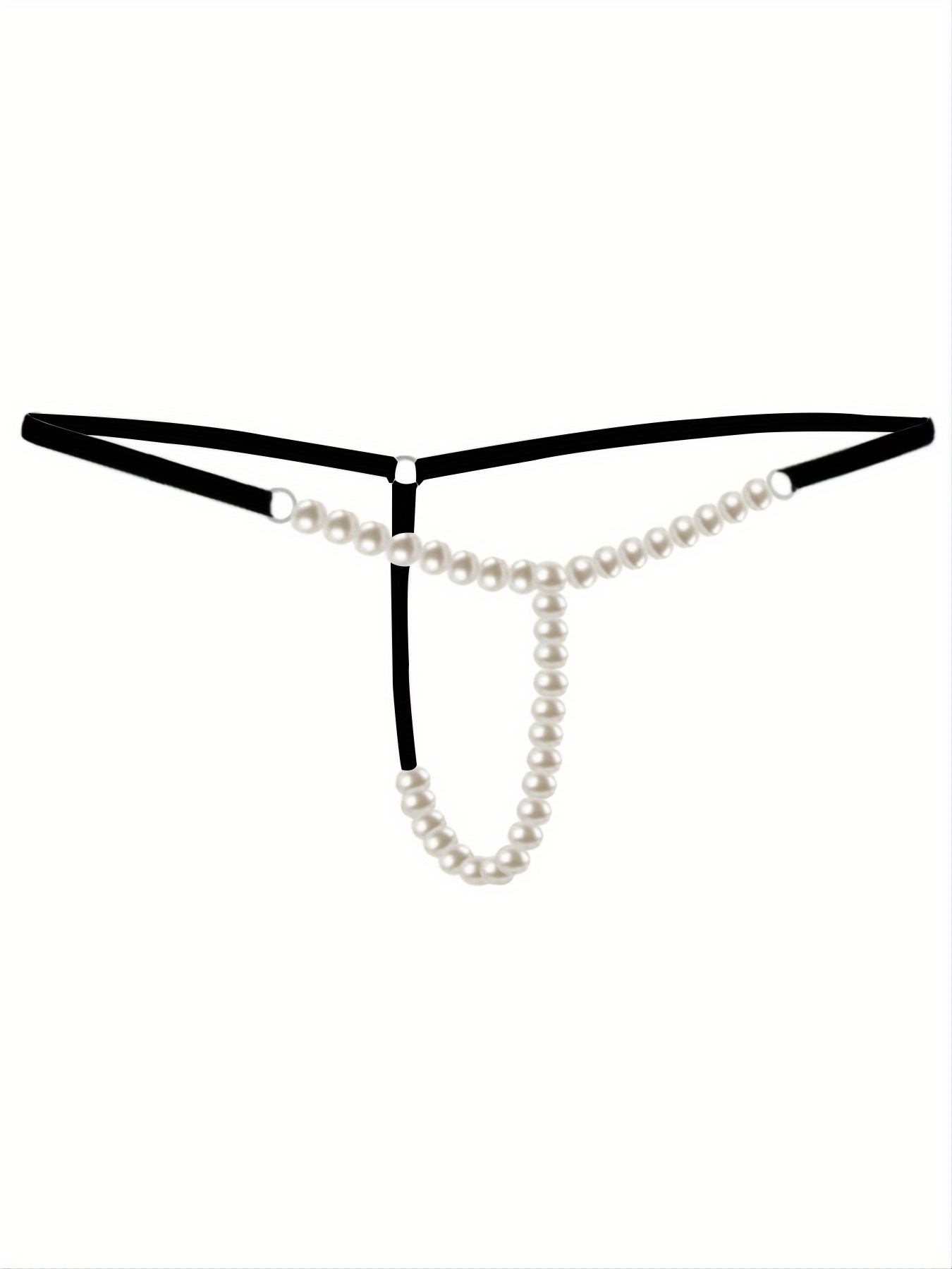 Elegant Women's Pearl G-String Bikini Thong Underwear - Low * Comfortable,  and Sexy