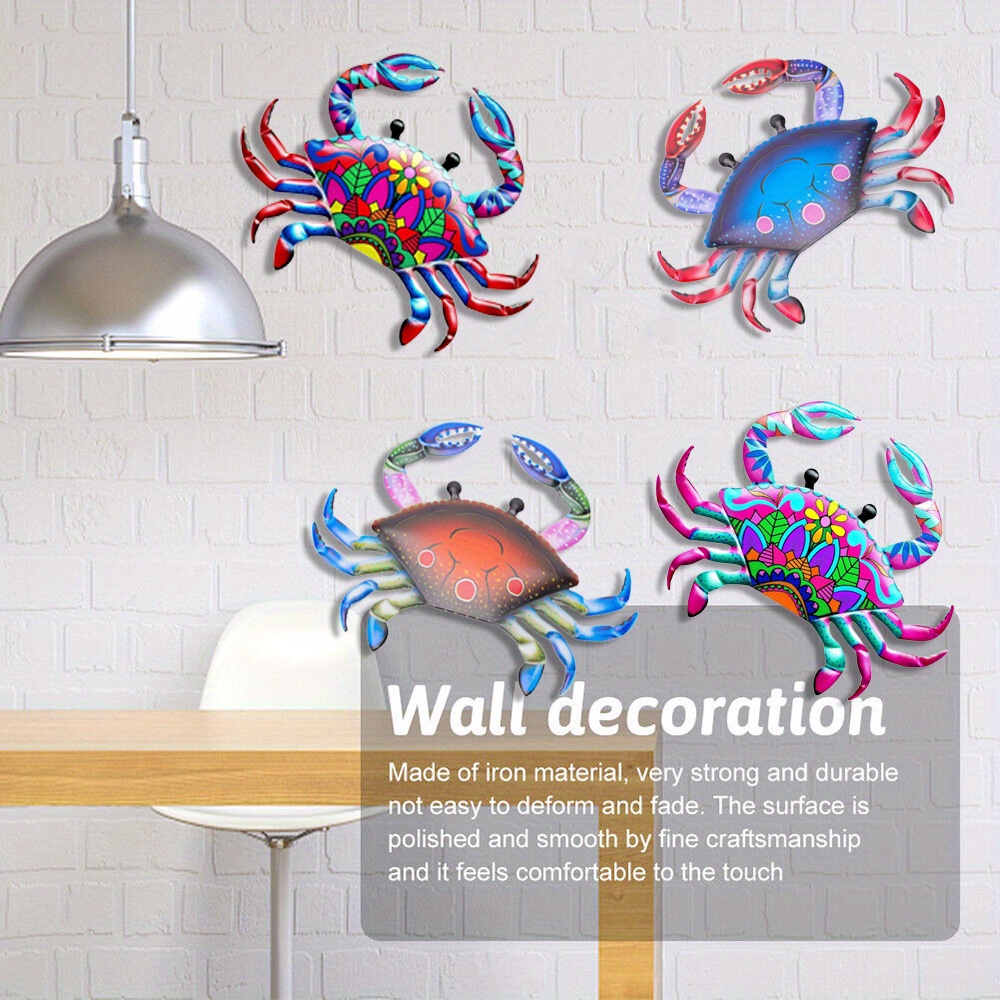 Add A Nautical Touch Crab Iron Wall Decor Temu Australia