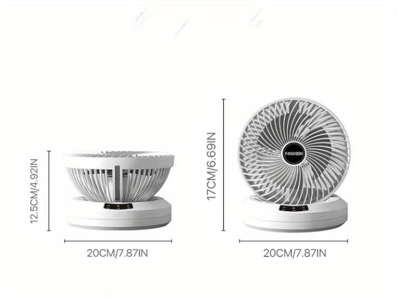 CS1327 petit ventilateur de cou suspendu de dessin animé de charge USB Mini  ventilateur silencieux portable sans feuilles (dinosaure)