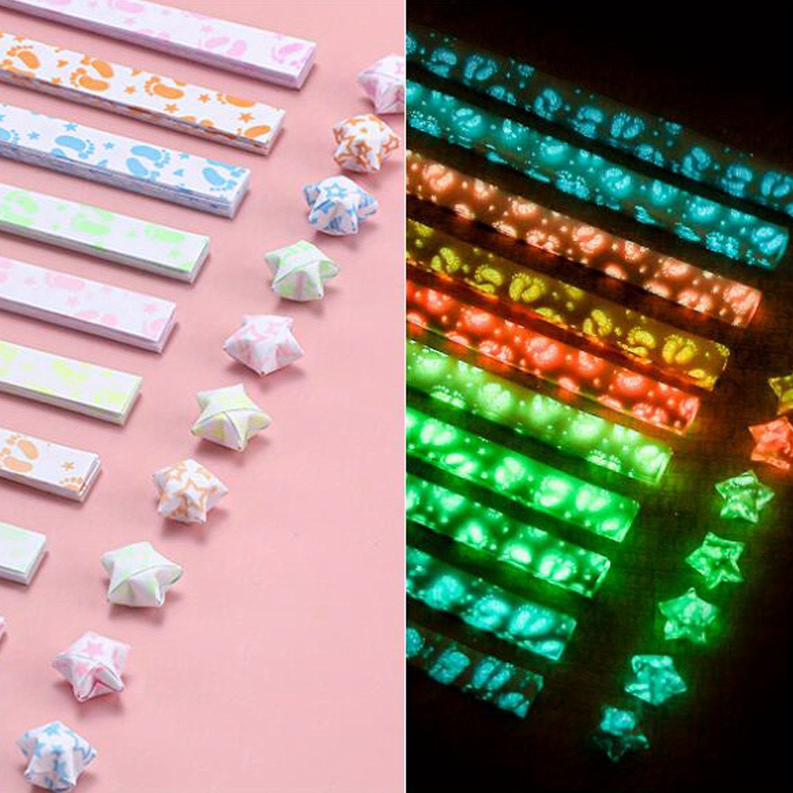Star Origami Star Paper Strips Personalized Design Double - Temu
