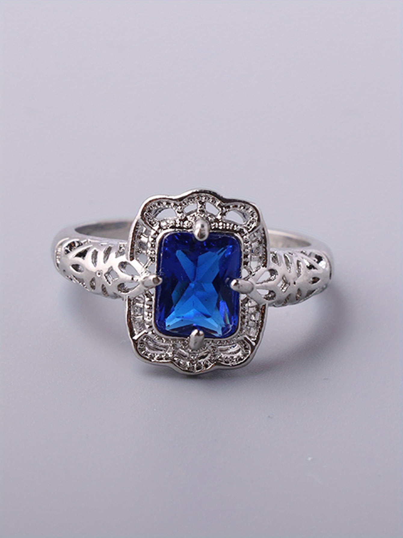 Marrow Fine Charlie Wedding Ring 925 Silver Ring, Moonstone Ring