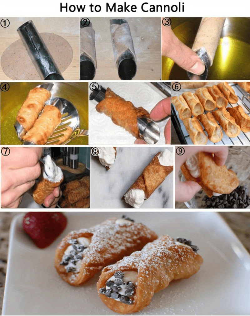 Cream Horn Mold Non stick Cannoli Forms Tubes Kits 18/0 Temu