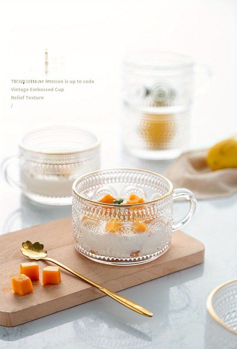 Boho Style Glass Cup With Lid And Straw Sunflower Pattern - Temu