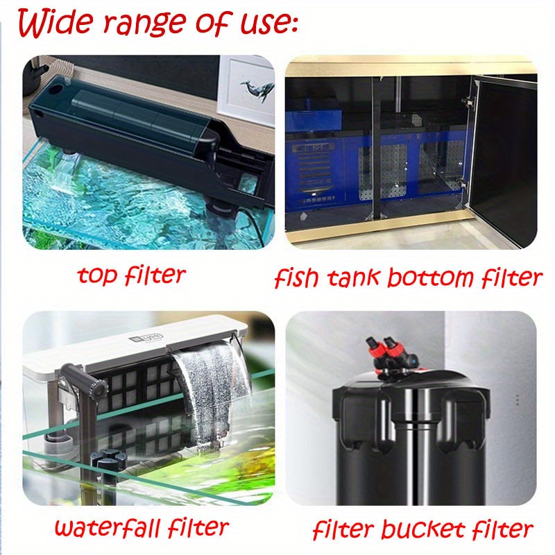 2 Pcs Filler Saltwater Fish Tank Aquarium Tanks Filter Sponge Floss Catton  - AliExpress