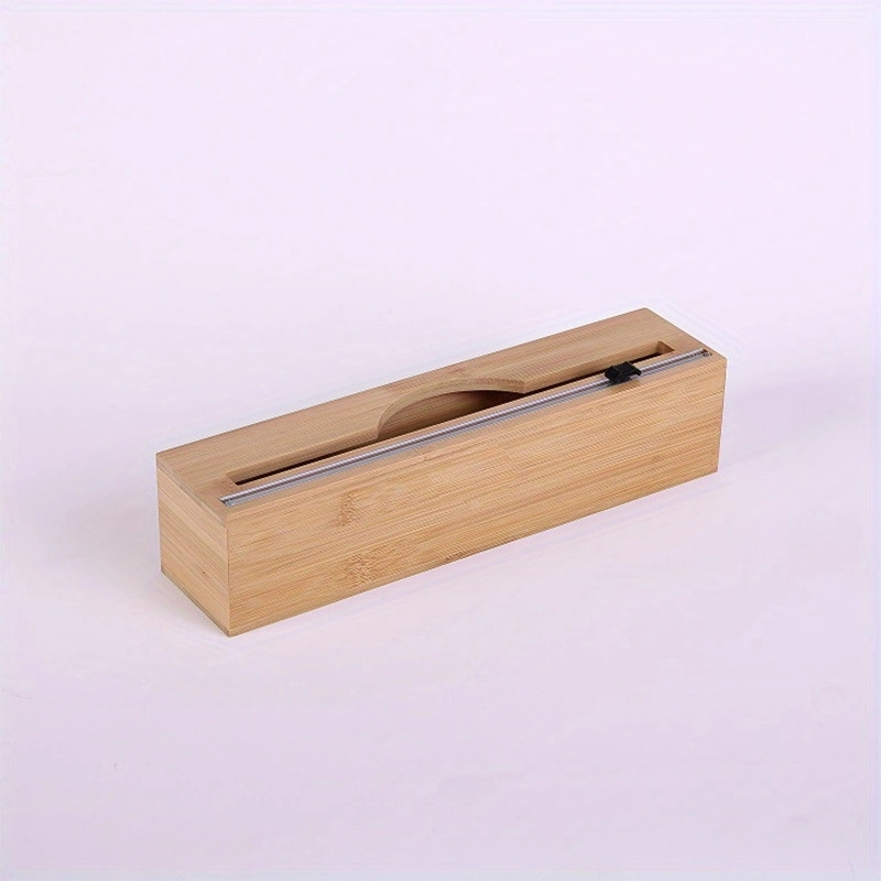 Buy Wholesale China Bamboo Wood Foil And Plastic Wrap Dispenser