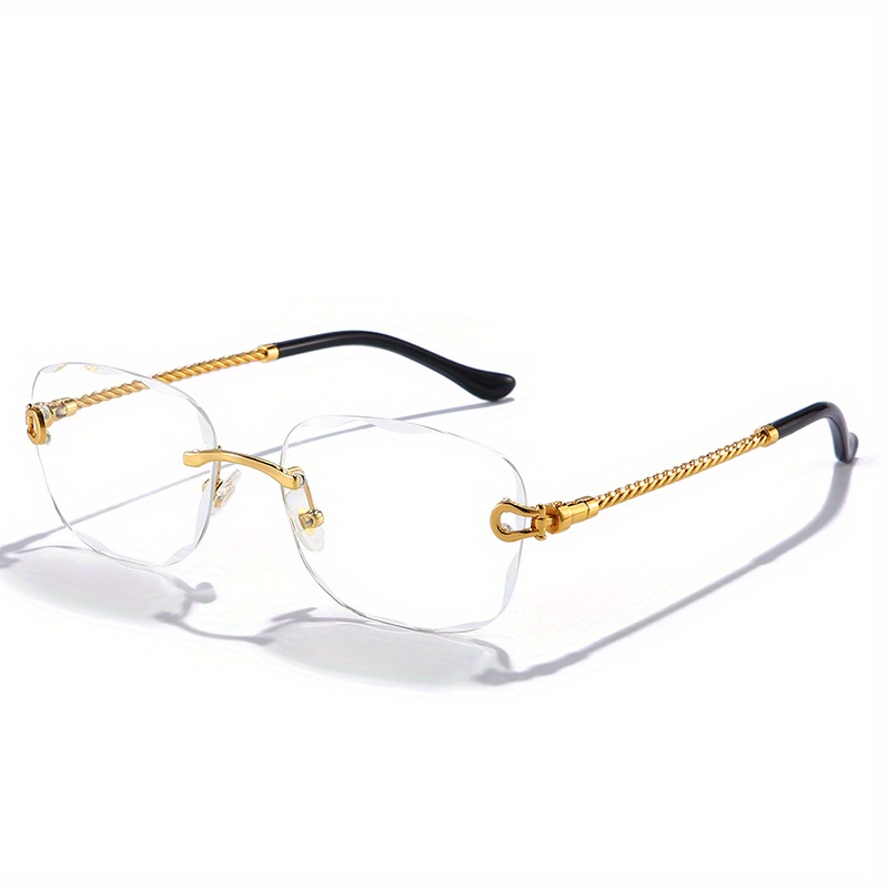 Men's Rimless Sunglasses UV Protection for Beach