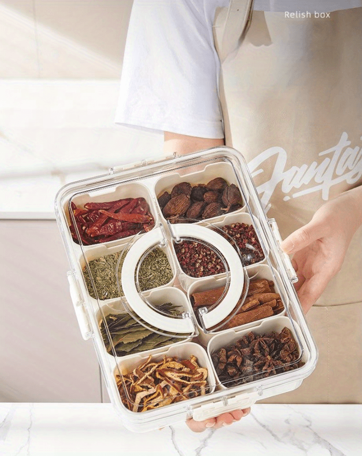 Spice Box, Clear Seasoning Box, Spice Storage Containers For Salt Pepper  Sugar, And Seasonings, Acrylic Storage Containers, Candies Container,  Kitchen Stuff, Kitchen Decor - Temu