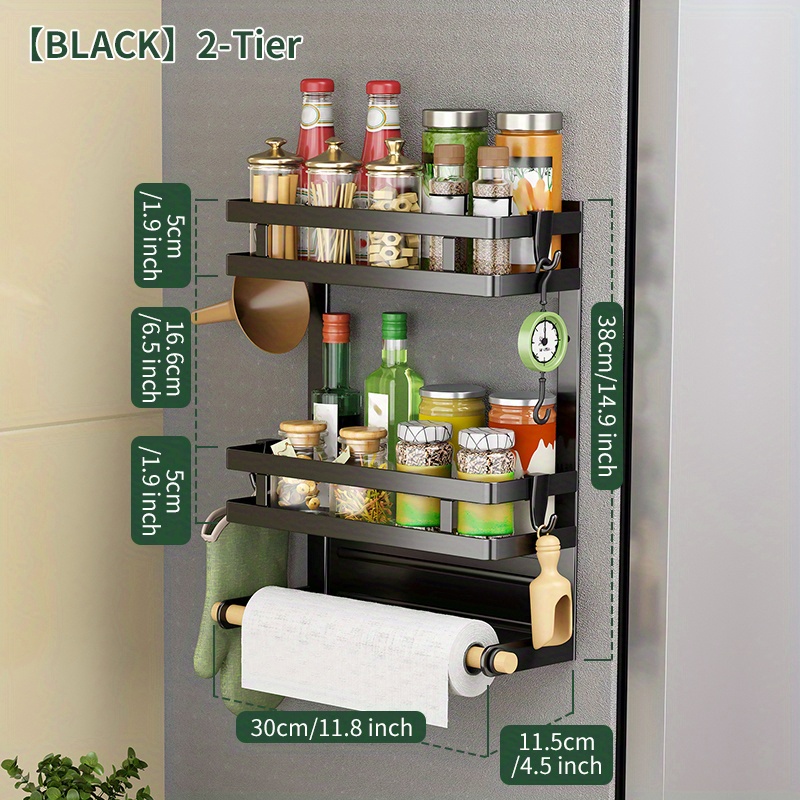Magnetic Paper Towel Holder for Fridge Green,Heavy Duty Strong Magnet  Backing for Toolbox,Grill,BBQ Griddles,RV Tailgates,Microwave,Fridge,Garage  