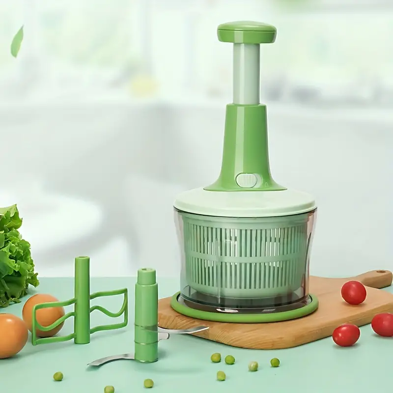 Easy-to-use Salad Spinner And Chopper For Quick And Efficient