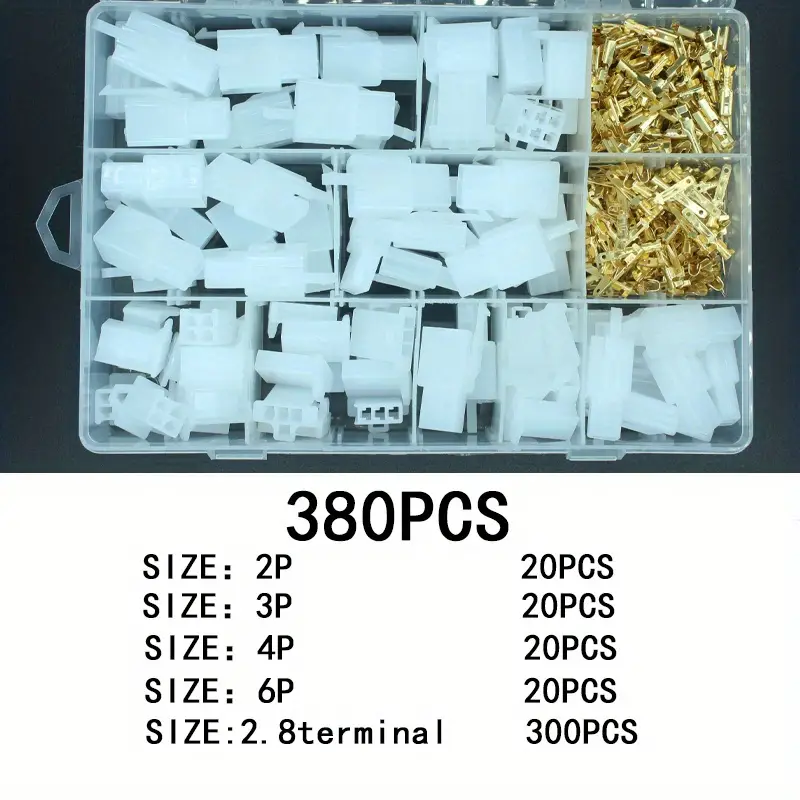 380pcs high quality plastic shell wire connectors car speakers wiring ...