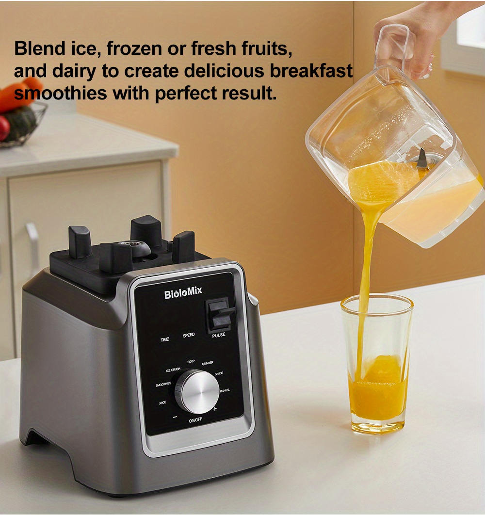 biolomix digital bpa free 2l automatic program professional commercial blender mixer juicer food processor ice smoothies fruit details 3