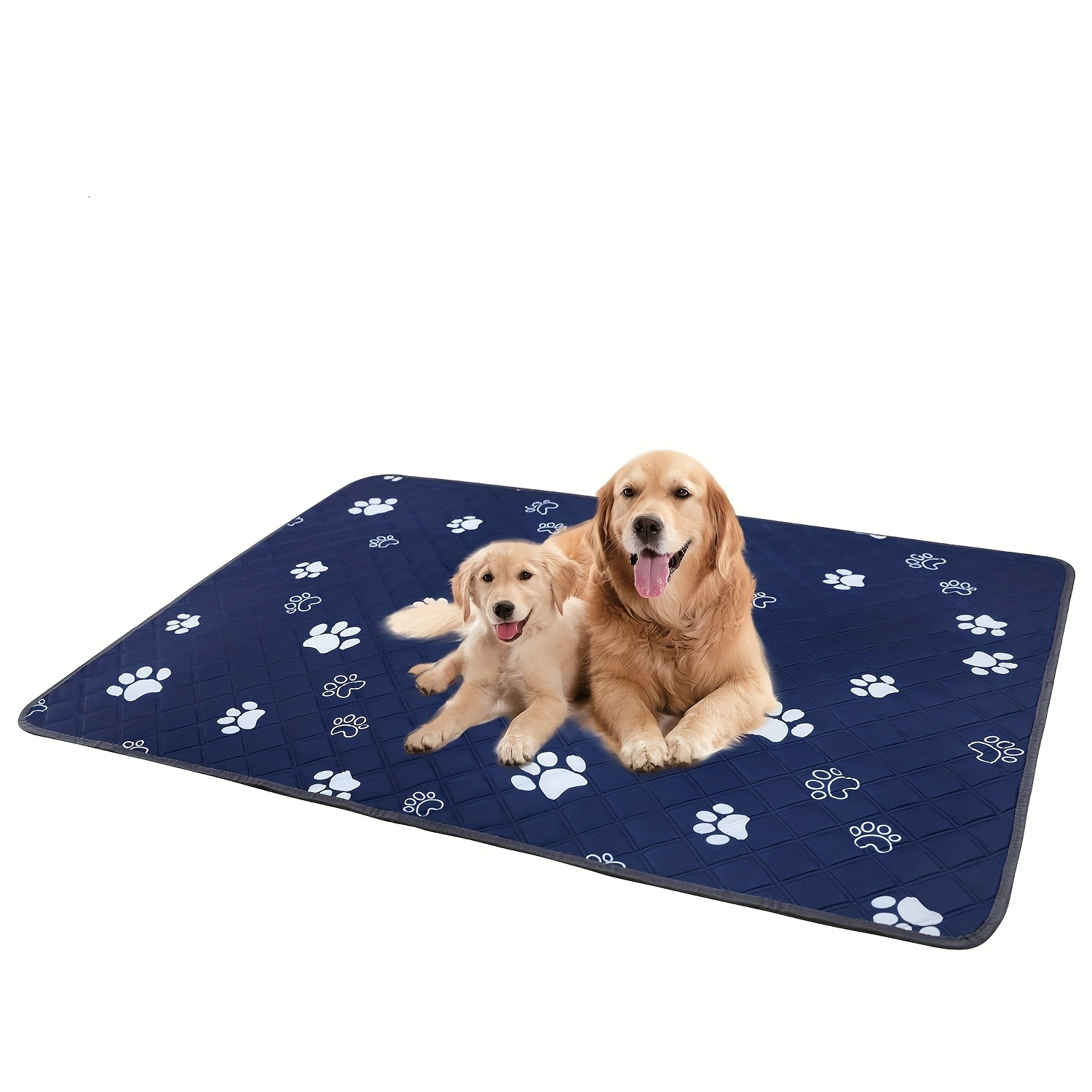 TEMU Wiederverwendbare Hundepipi-Pads - Welpen-Toilettentrainings-Pads - Waschbare Hundetrainings-Pads, Super saugfähige waschbare Hundepipi-Pads,