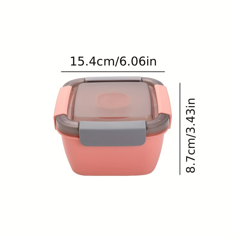 Portable Double-layer Plastic Lunch Box Small Grid Dinner Box Portable  Microwave Oven Can Be Used For Crisper Outdoor Camping Travel Lunch Box -  Temu