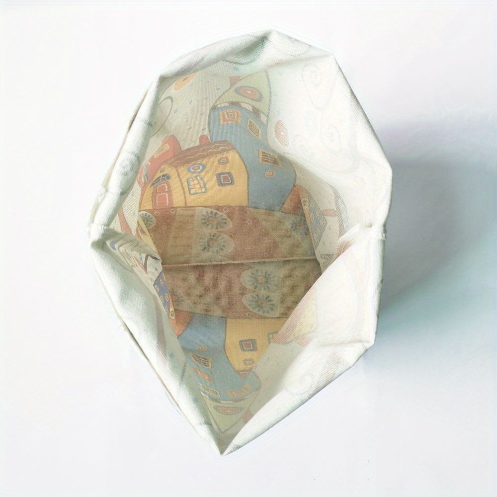 Origami Bento Tote Bag Fabric Triangle Bag Eco Friendly Shopping B