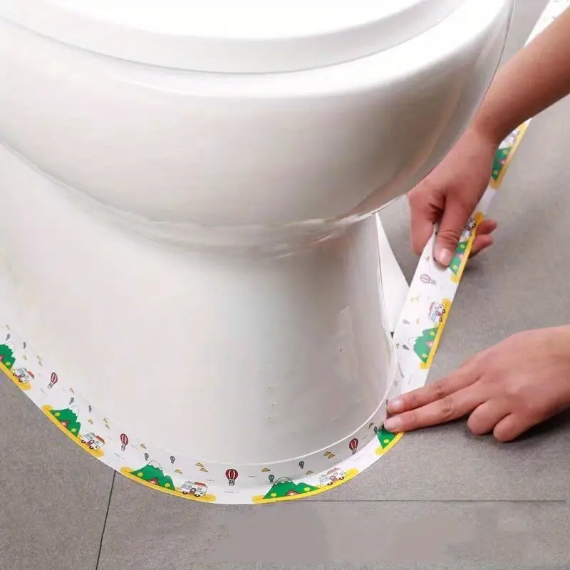 1roll waterproof anti mildew toilet caulk strip self adhesive sealing tape for kitchen bathroom bathroom waterproof tape to avoid wet kitchen sink beautiful seam stickers details 5