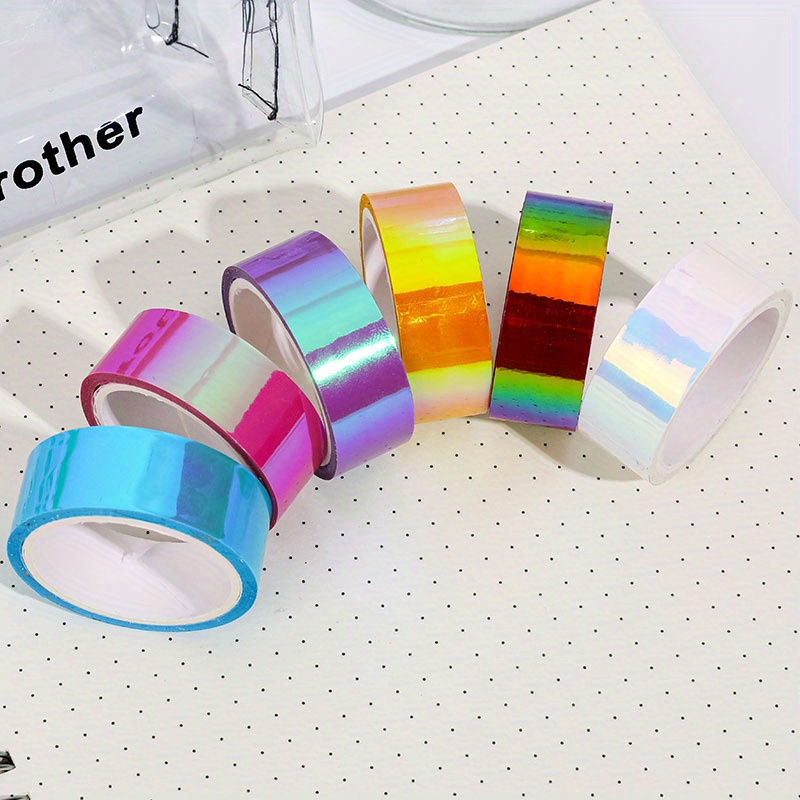 Laser Glitter Tape, Decorative Adhesive Tape, Girl Album Stationery Tape Stationery Stickers