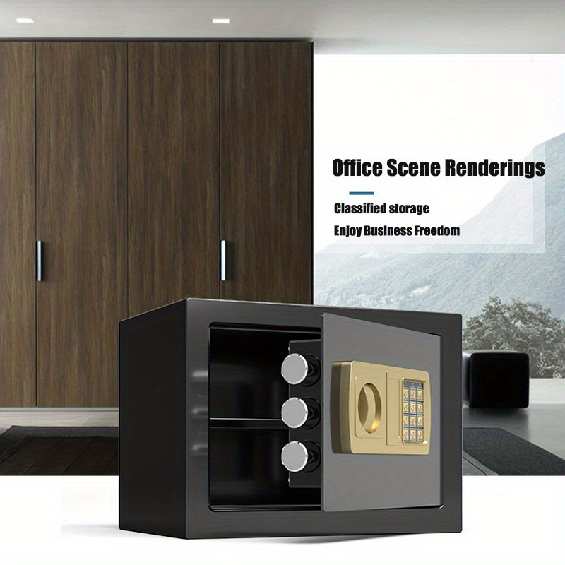 Caja Fuerte Pequeña / Electrónica / Uso residencial u Oficinas /Ideal para  almacenar Joyas, Documentos, Tarjetas, Productos ele