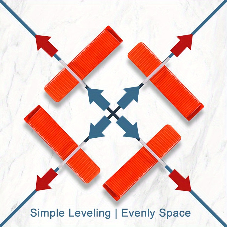 Sistema de nivelación de azulejos de 18 pulgadas, 600 clips