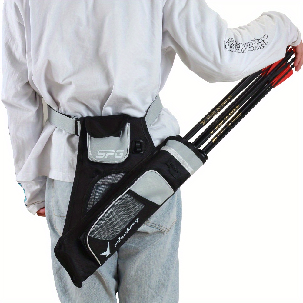 3 tube Archery Hip Quiver Arrows Waist Hanged Arrow Carrier Temu