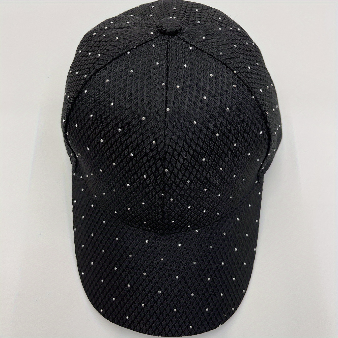 Rhinestone Decor Baseball Cap Lightweight Sun Hat