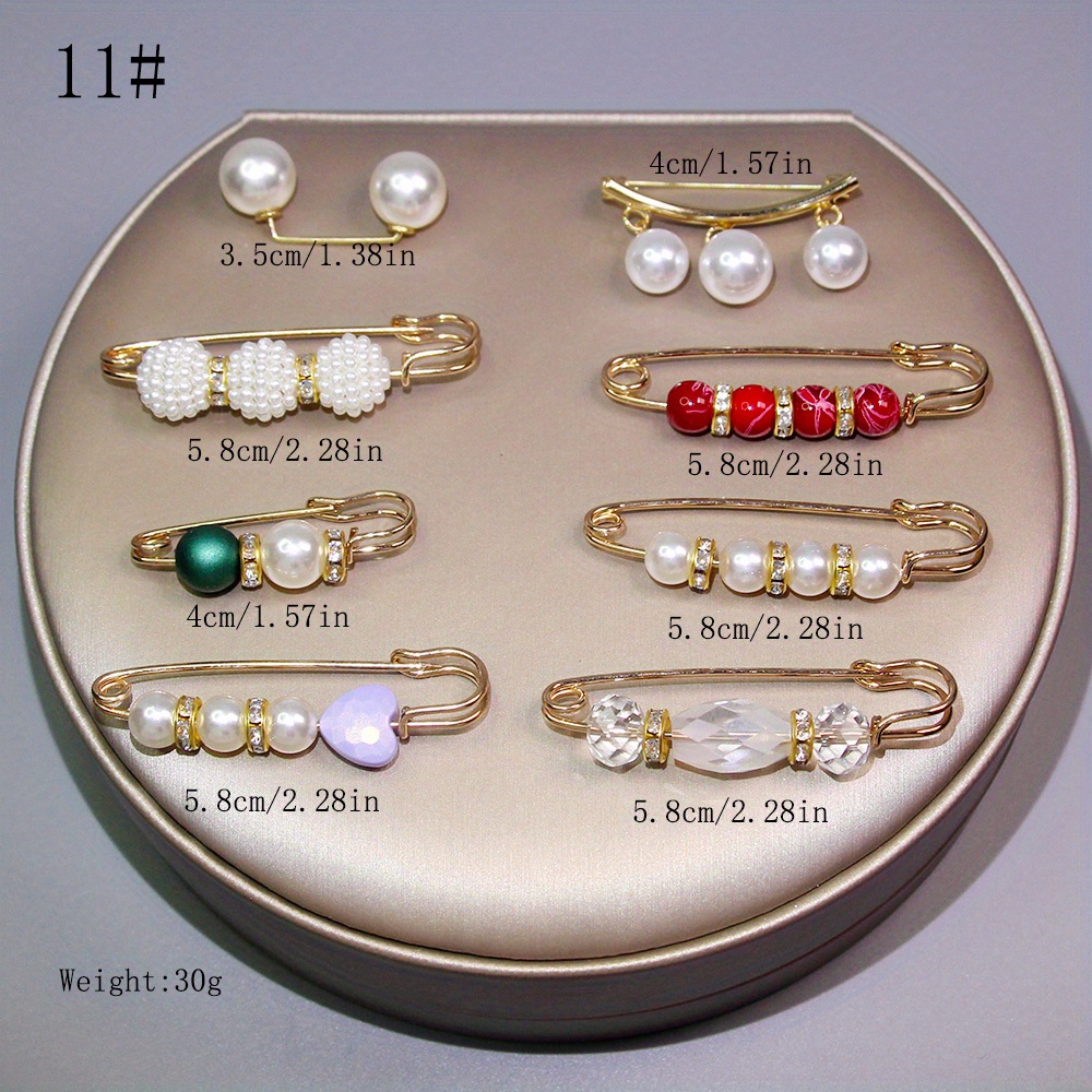 Stylish Faux Pearl Buckle Clips For Women's Clothing Perfect - Temu