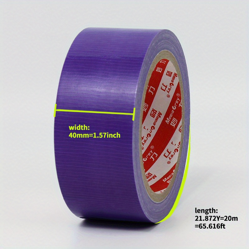 Nastro adesivo decorativo monocolore pastello - Viola - 1,5 cm x 7 m
