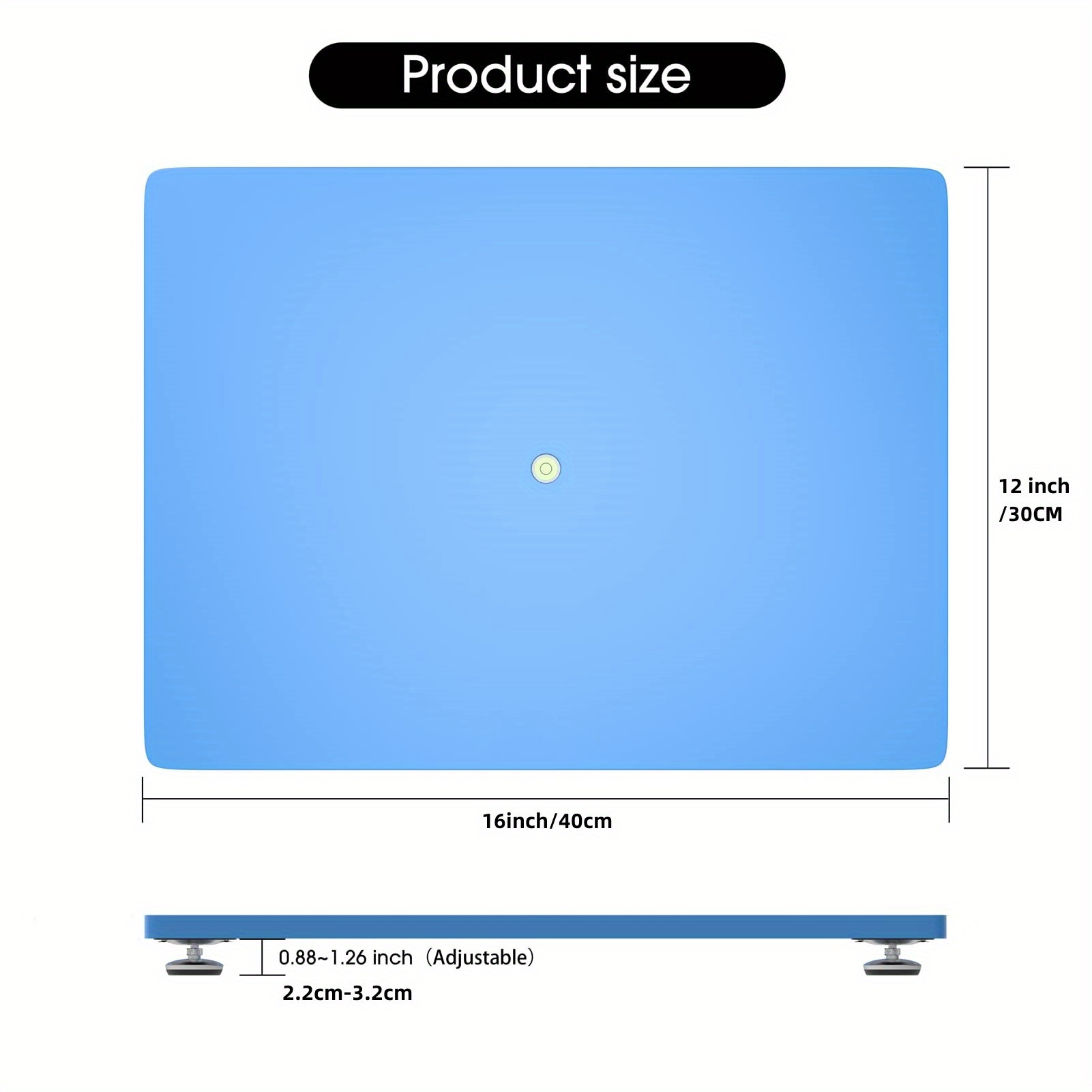 Leveling Table for Epoxy Resin, 16Inch X 12Inch Adjustable Self