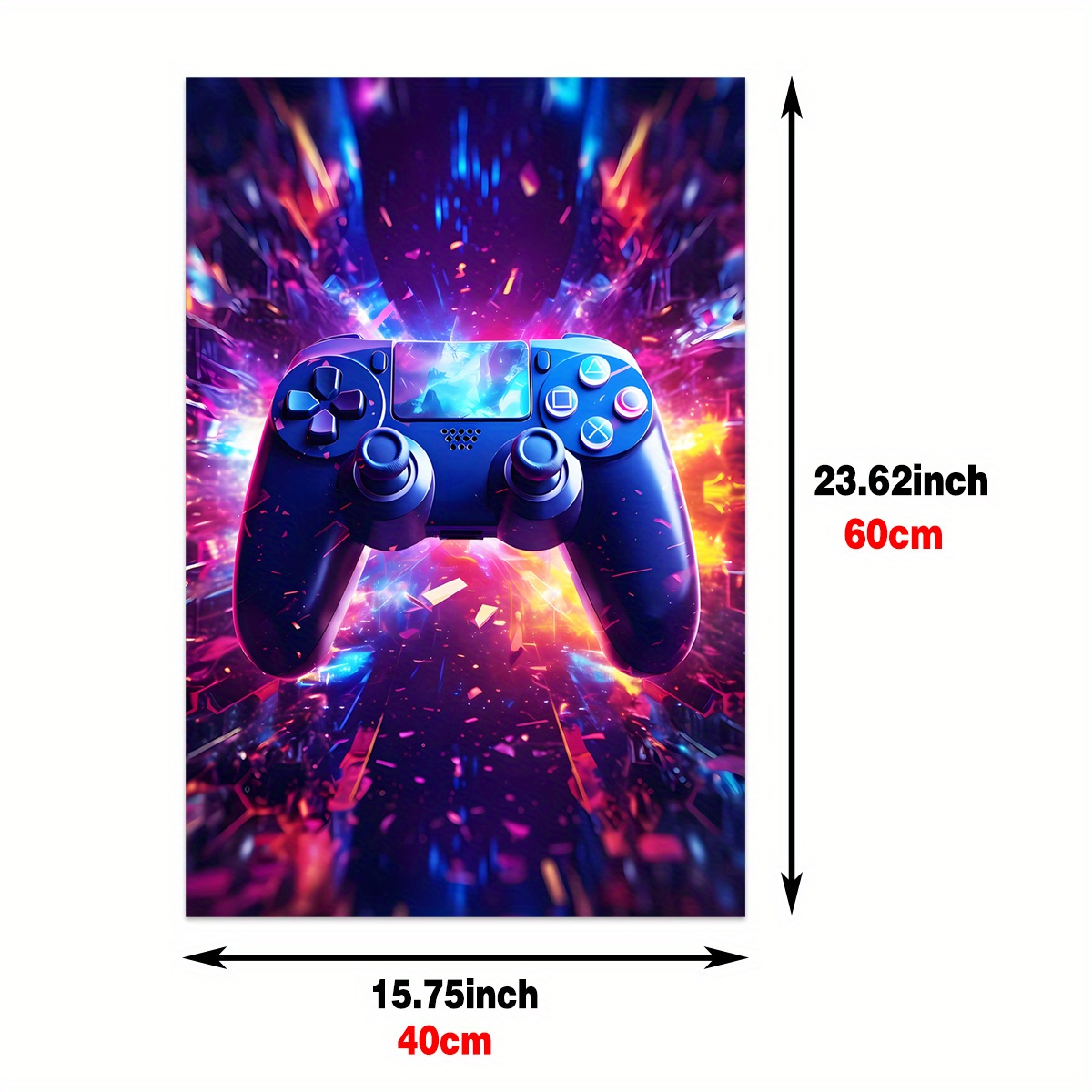 Poster, quadro Gaming Console Buttons Neon, Regalos, merch