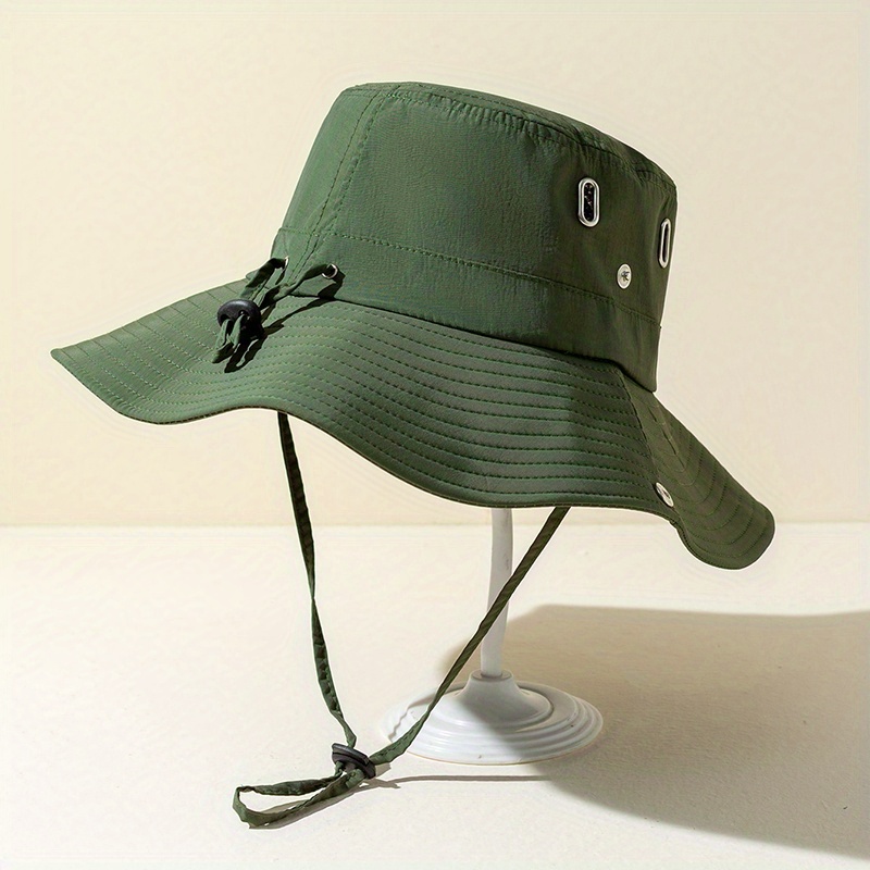 Unisex Sunproof Bucket Hat Wide Brim UV Protection Sun Hat