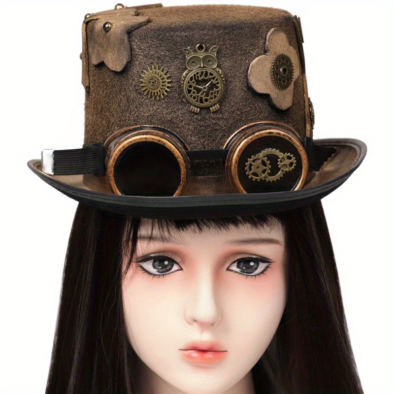 Steampunk Crazy Hat, For Stage Performance, Photography, Halloween - Click Image to Close