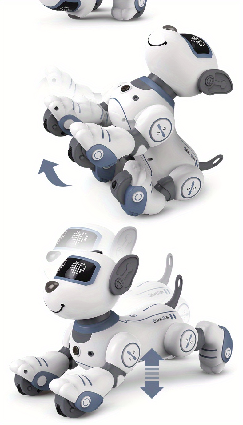 Interactive Remote Control Robot Dog: Stunts Gesture Sensing - Temu